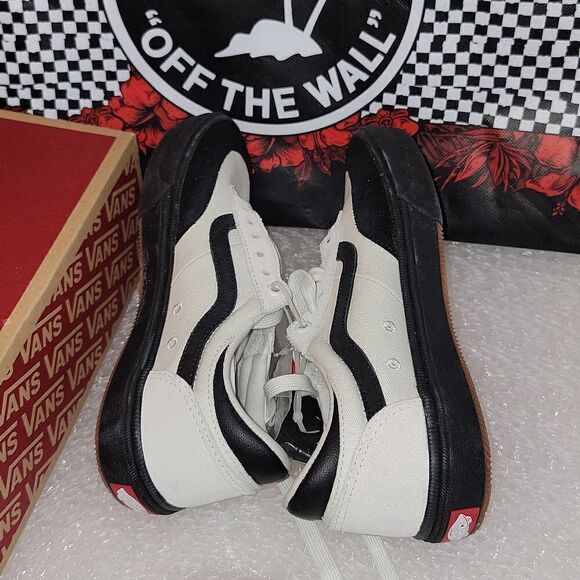 New Vans Gilbert Crockett 2 Pro Pop Cush Pearl & Black Size M 6.5 W 8 - Picture 7 of 12